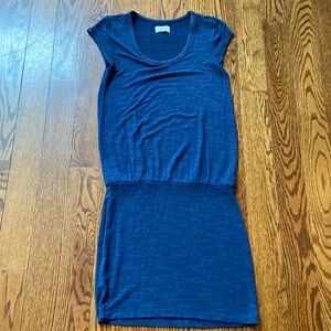 Lou & Grey knit cap sleeve mini dress